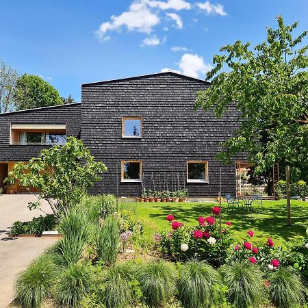 Bodensee-Ferienwohnung Am Ruggbach Lochau Luaran gambar