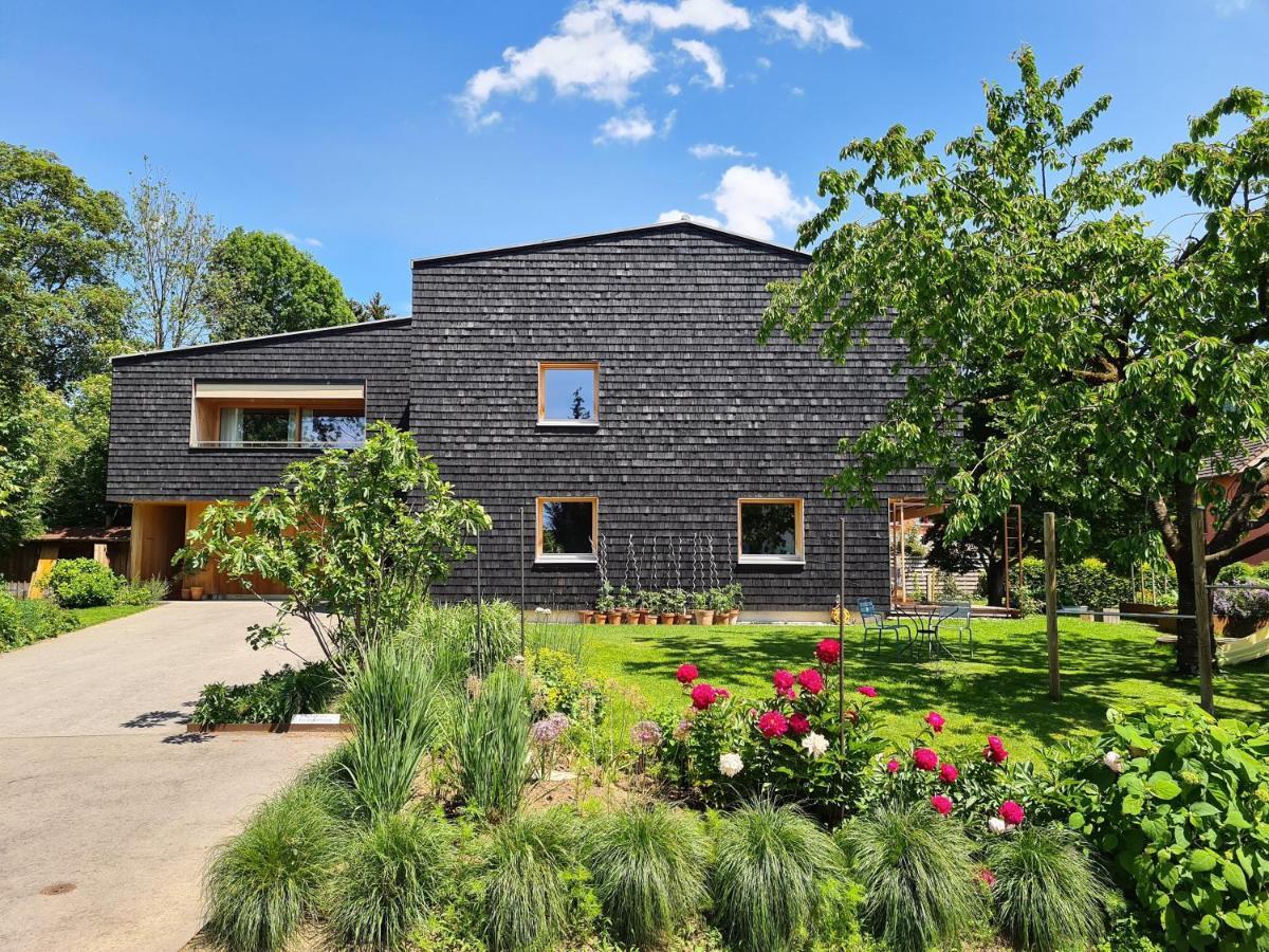 Bodensee-Ferienwohnung Am Ruggbach Lochau Luaran gambar